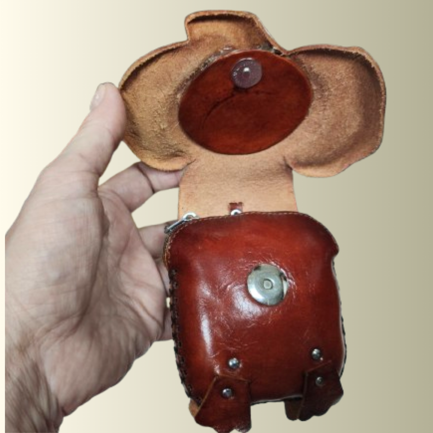 Brown Elephant Coin Purse