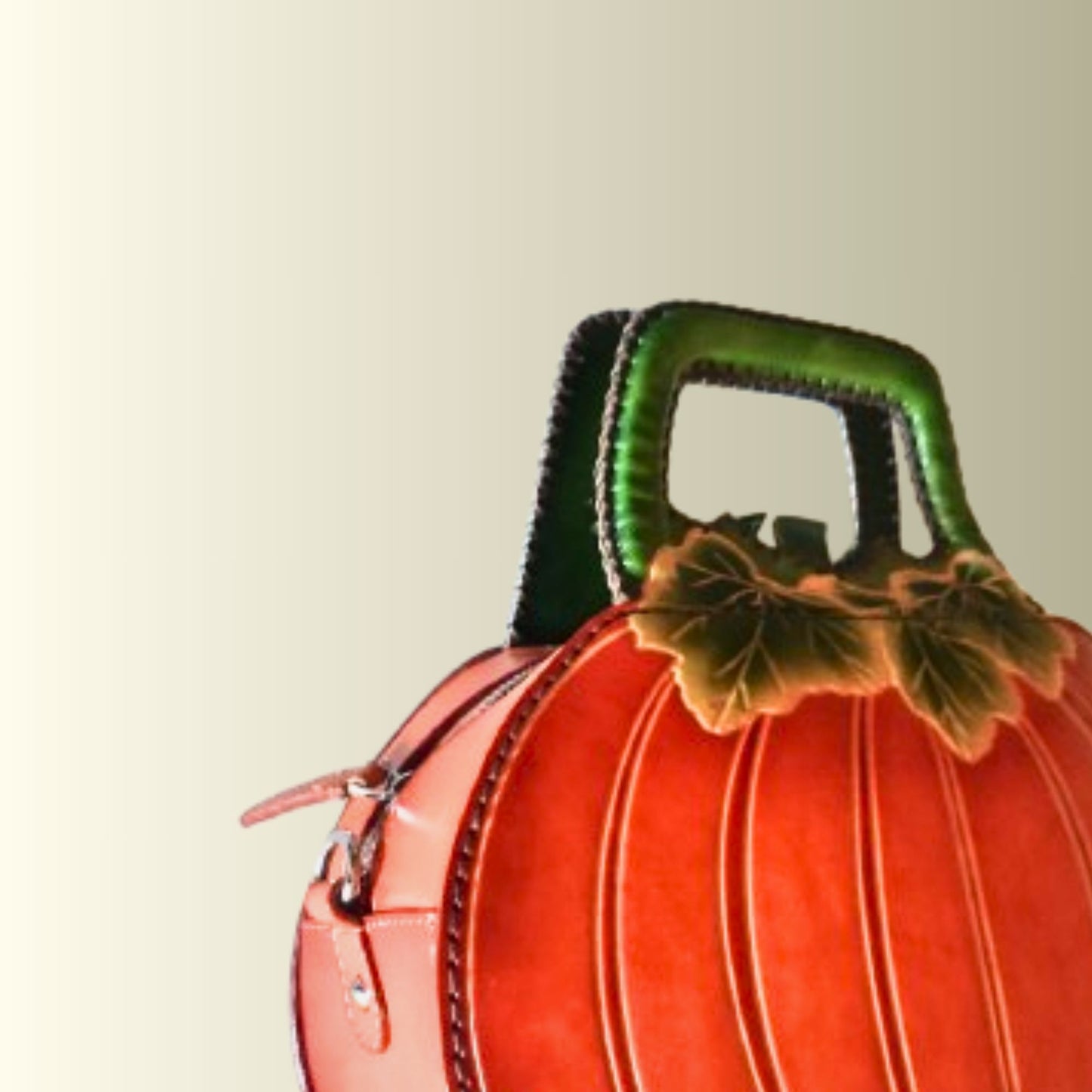 Pumpkin Leather Bag