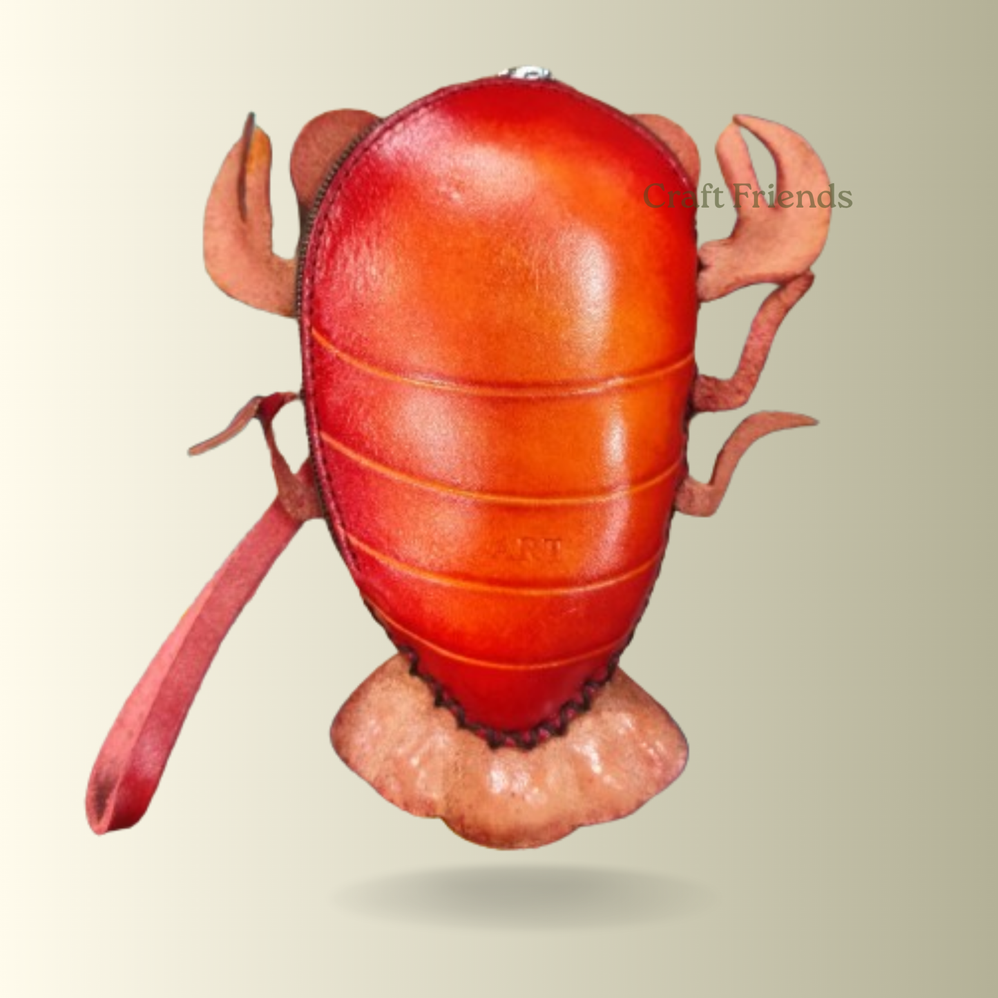 Brown Lobster Coin Purse
