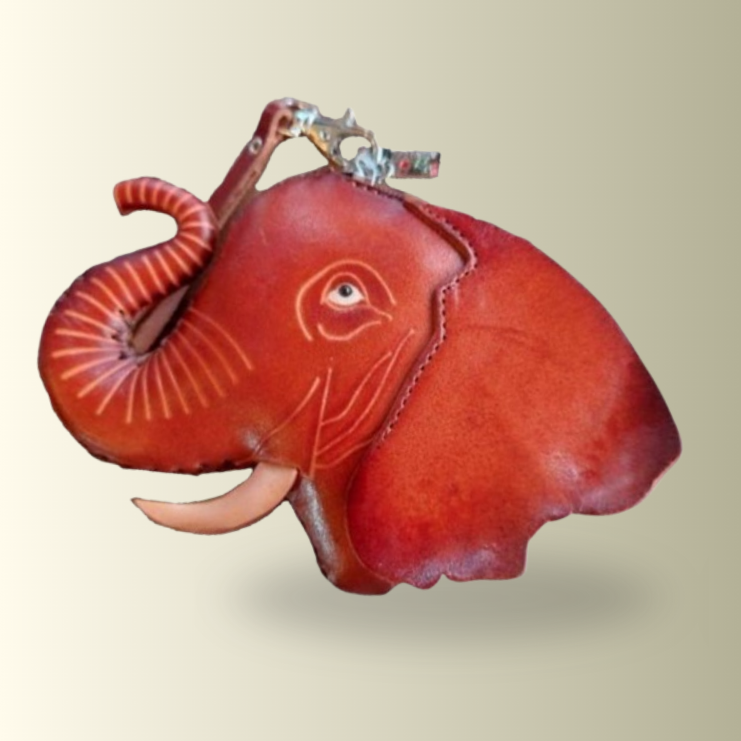 Brown Elephant Coin Purse