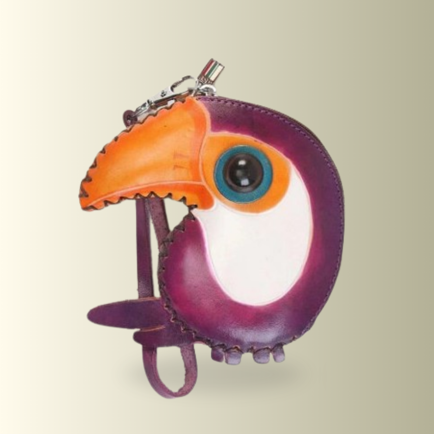 Purple Toucan Coin Purse