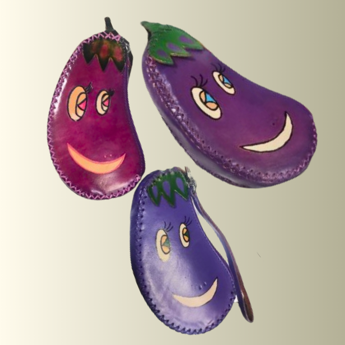 Classic Eggplant Coin Purse