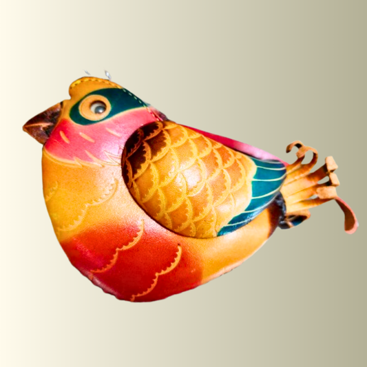 Colorful Bird Coin Purse