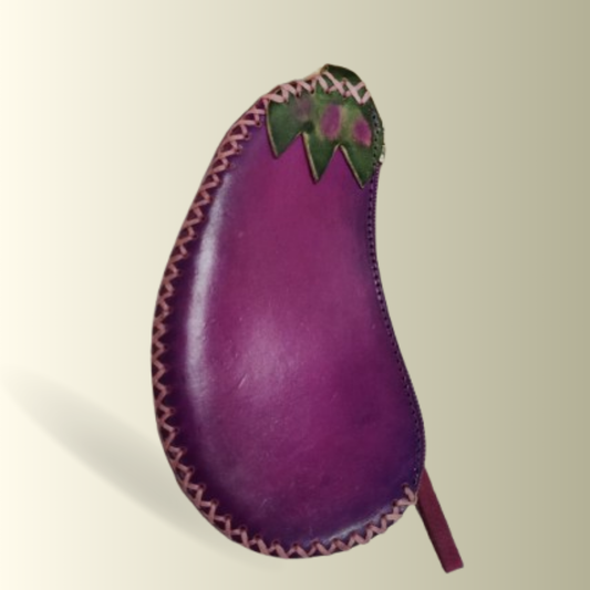 Classic Eggplant Coin Purse
