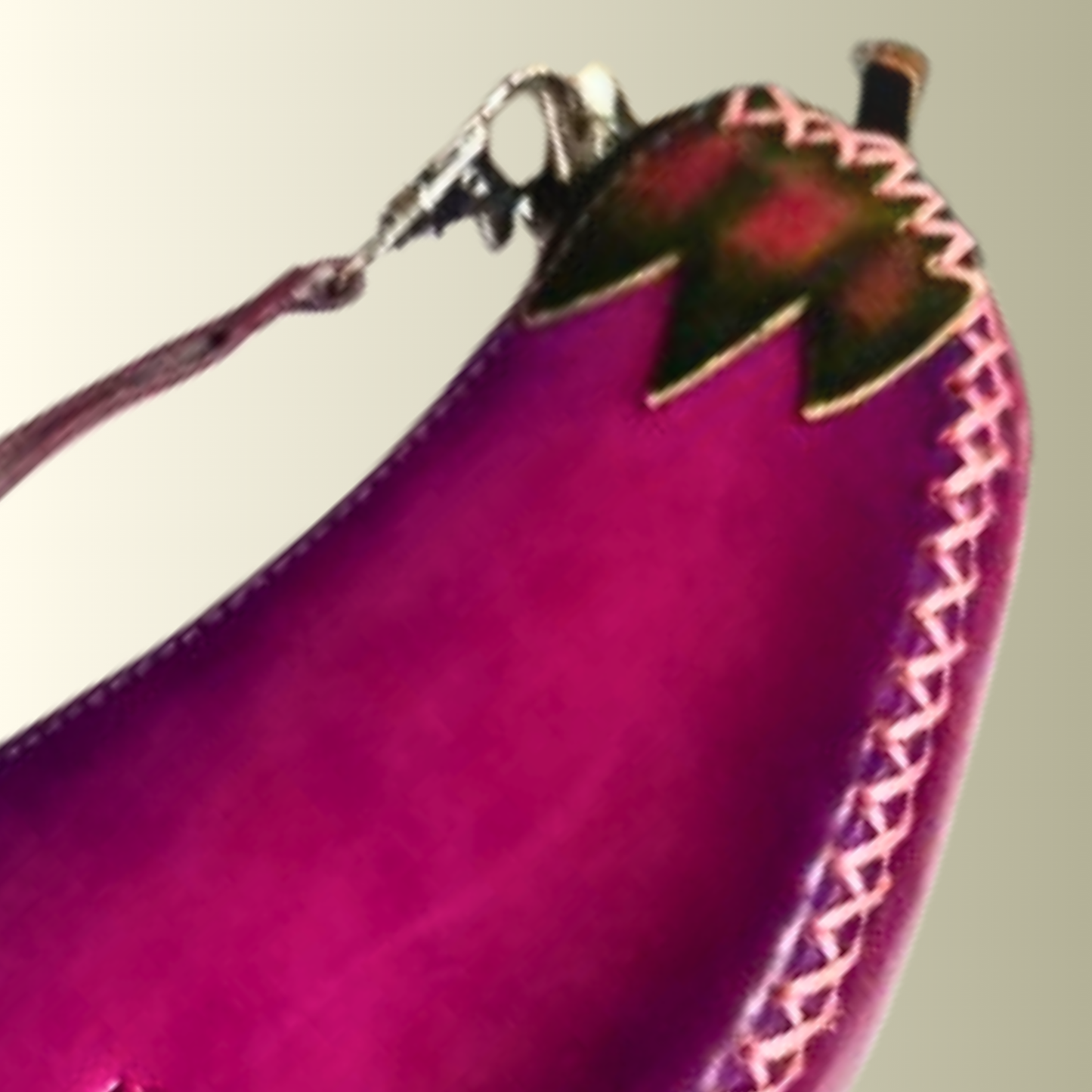 Classic Eggplant Coin Purse