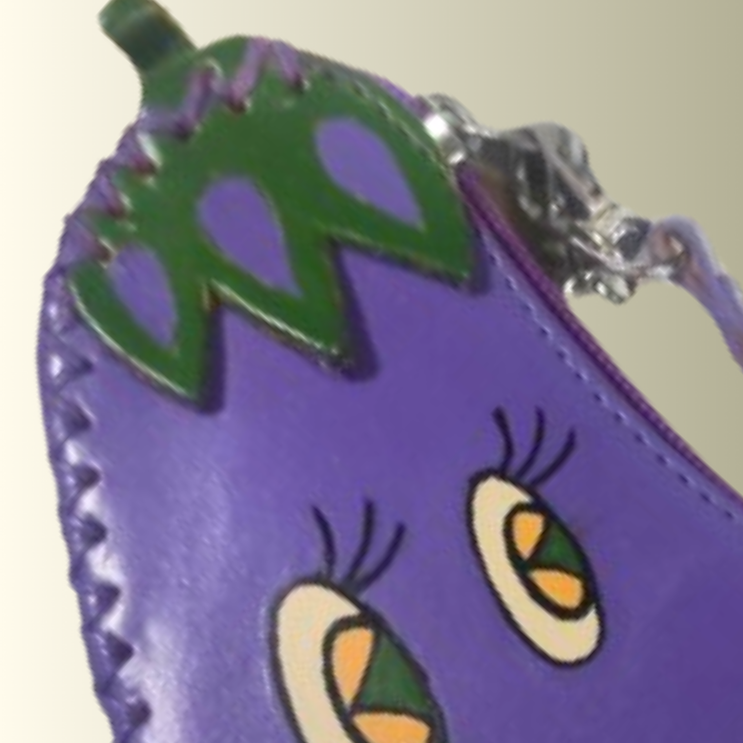 Classic Eggplant Coin Purse