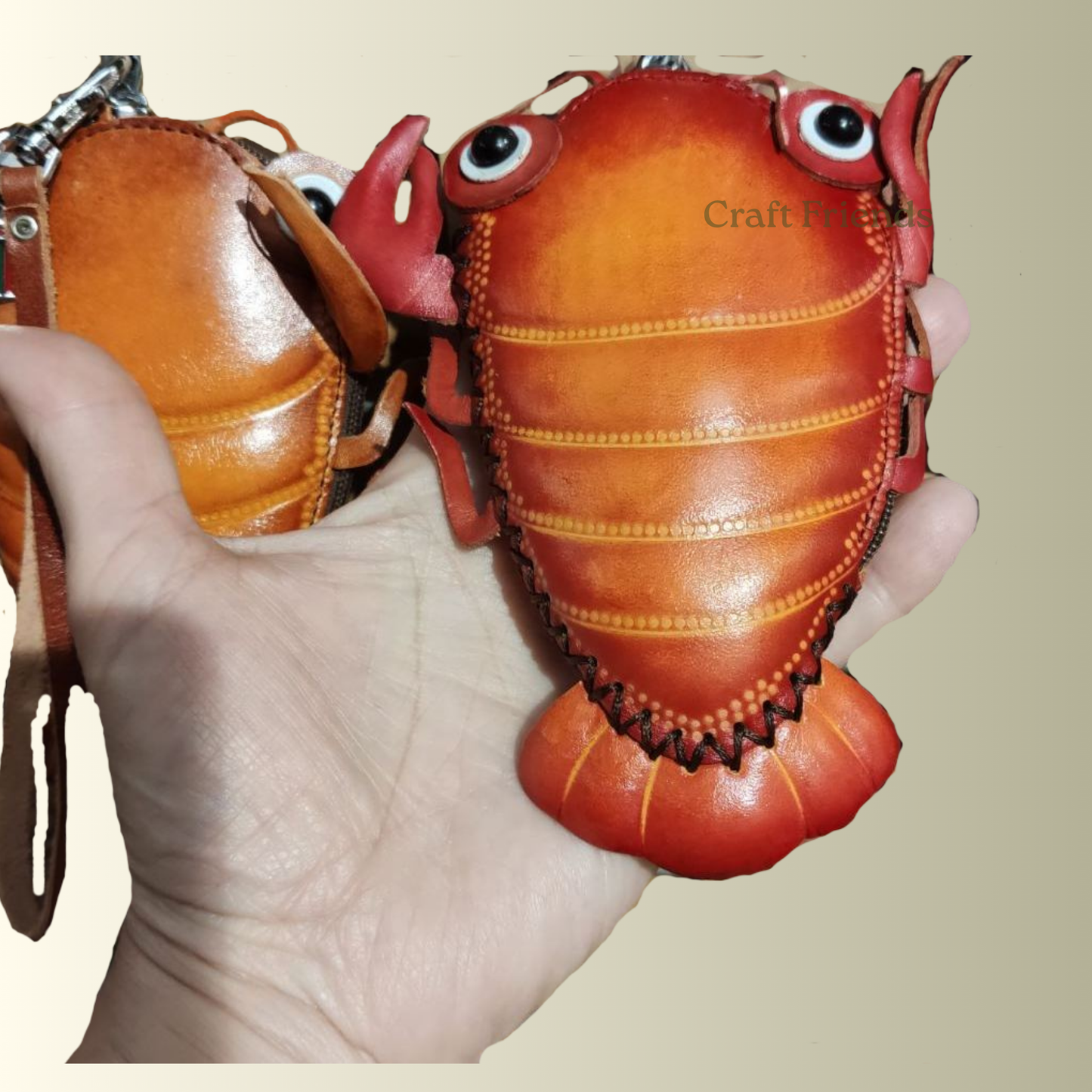 Lobster Leather Coin Purse