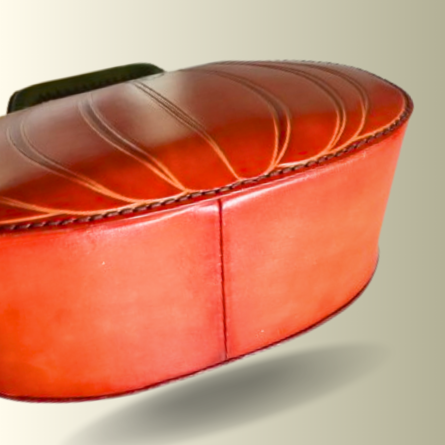 Pumpkin Leather Bag