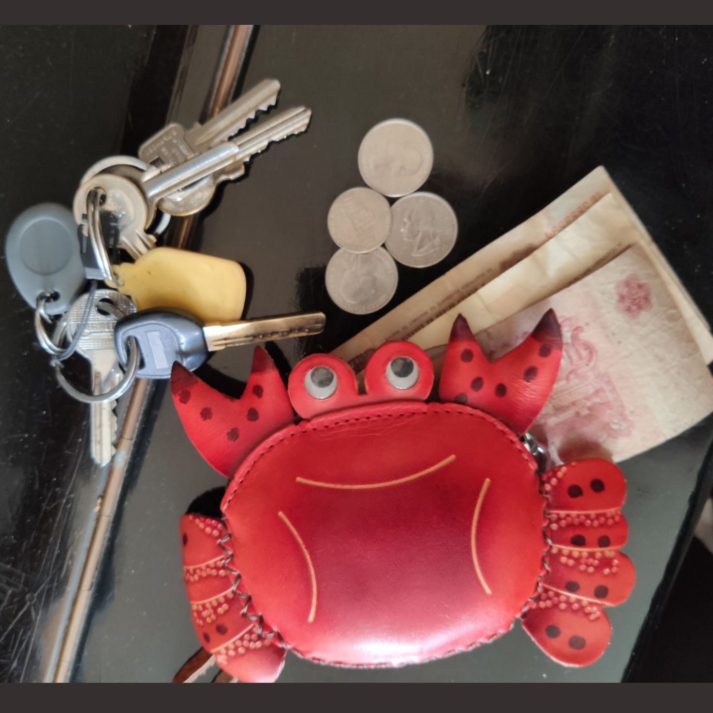 Naughty Red Crab Purse