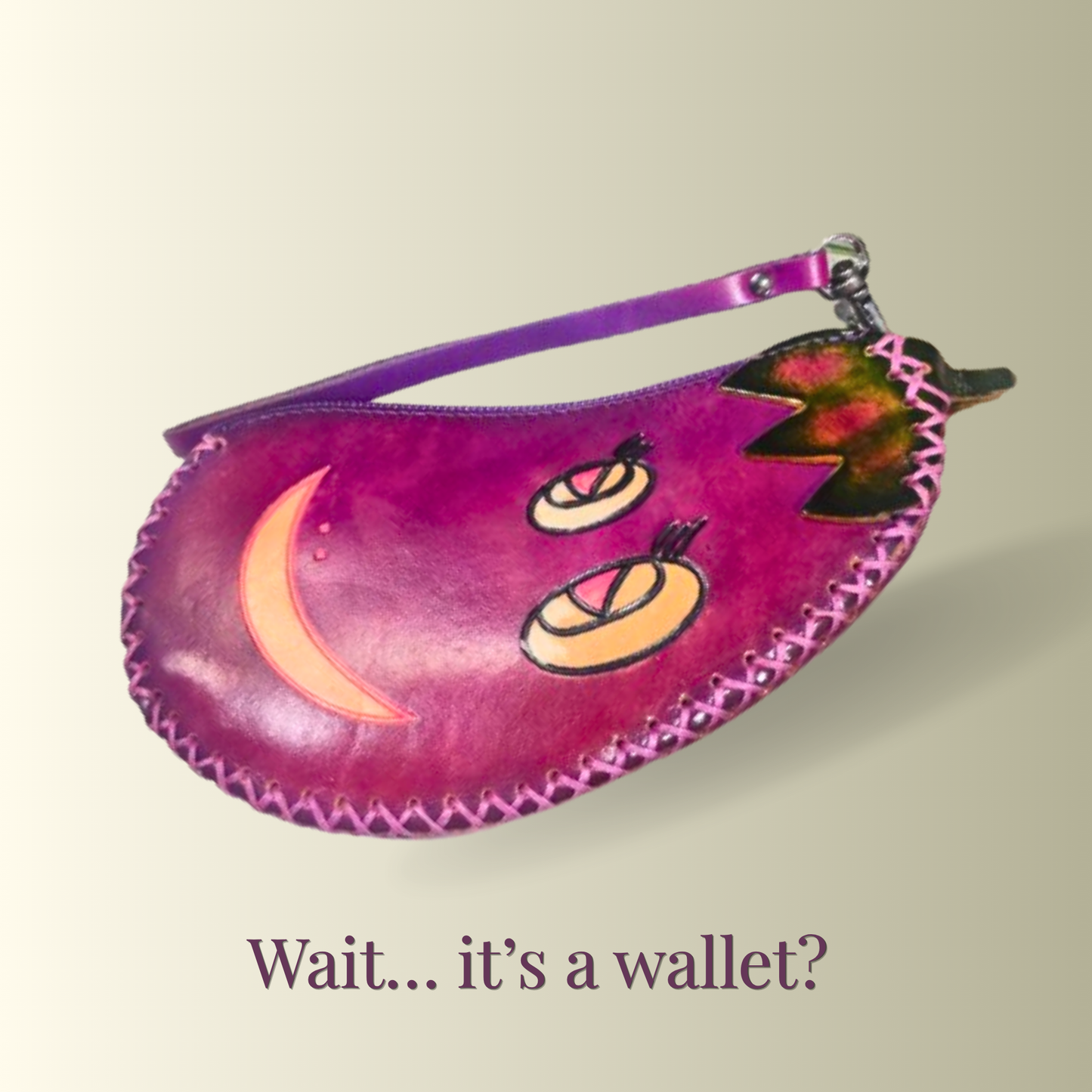 Classic Eggplant Coin Purse