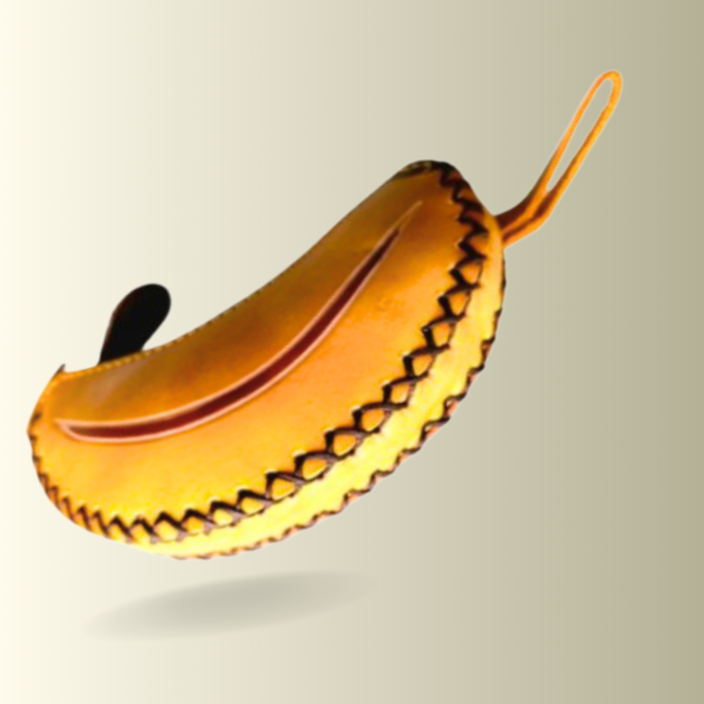 Leather Banana Coin Purse