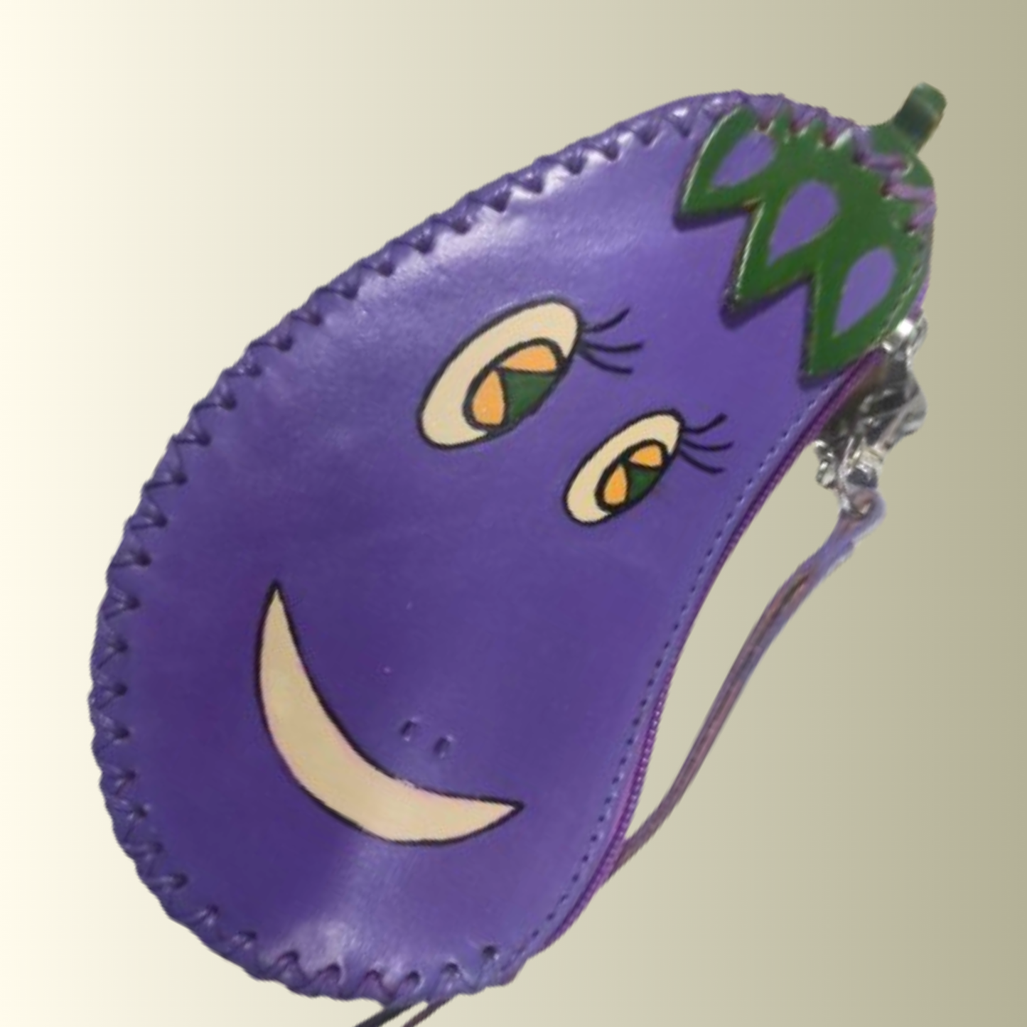 Classic Eggplant Coin Purse