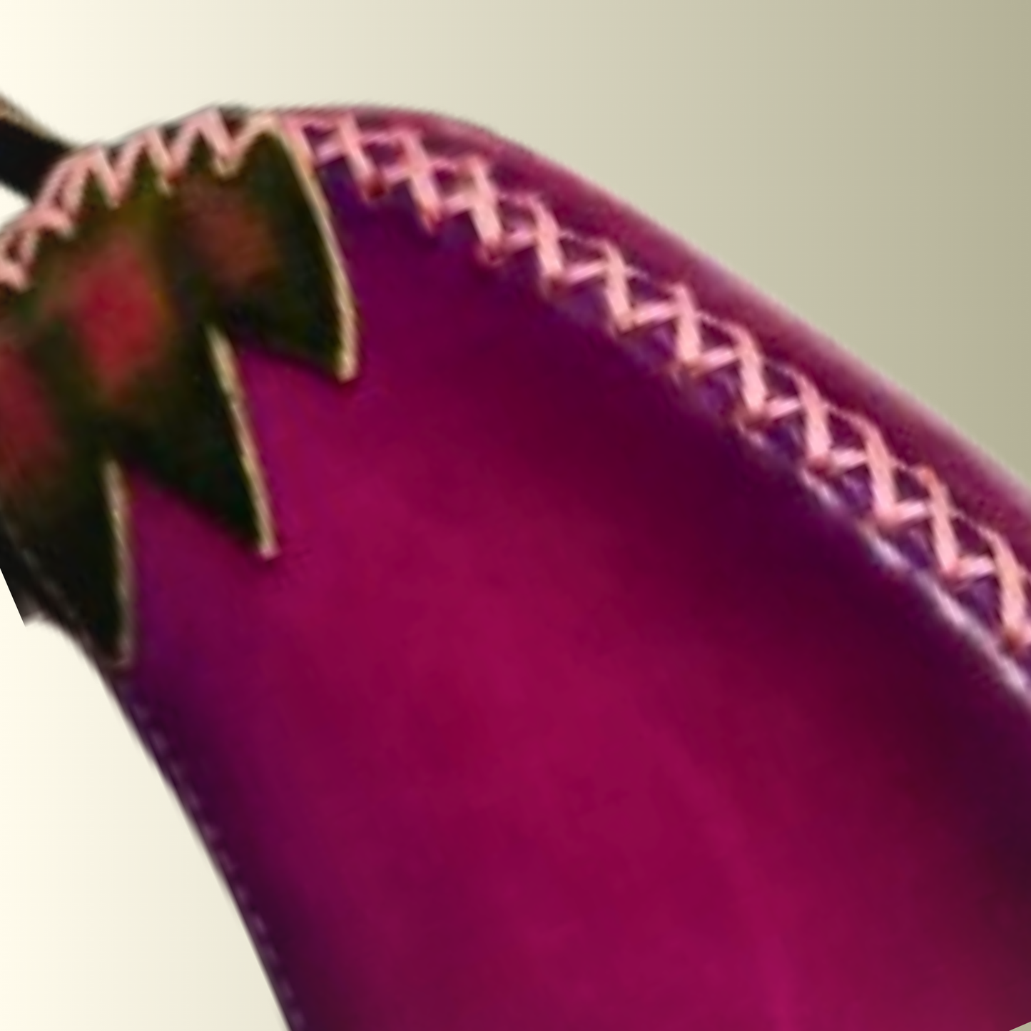Classic Eggplant Coin Purse