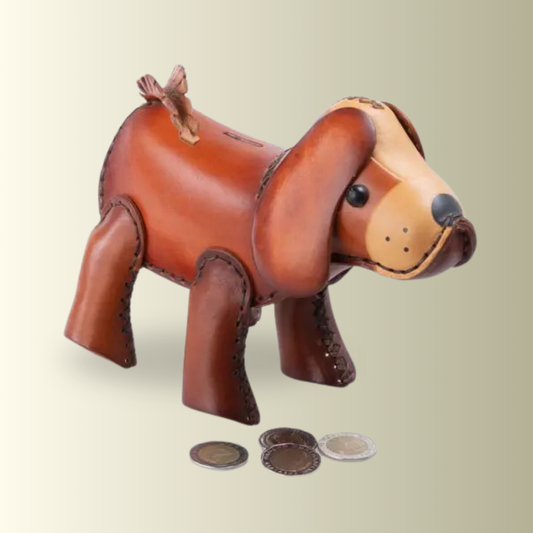 Brown Dog Piggy Bank