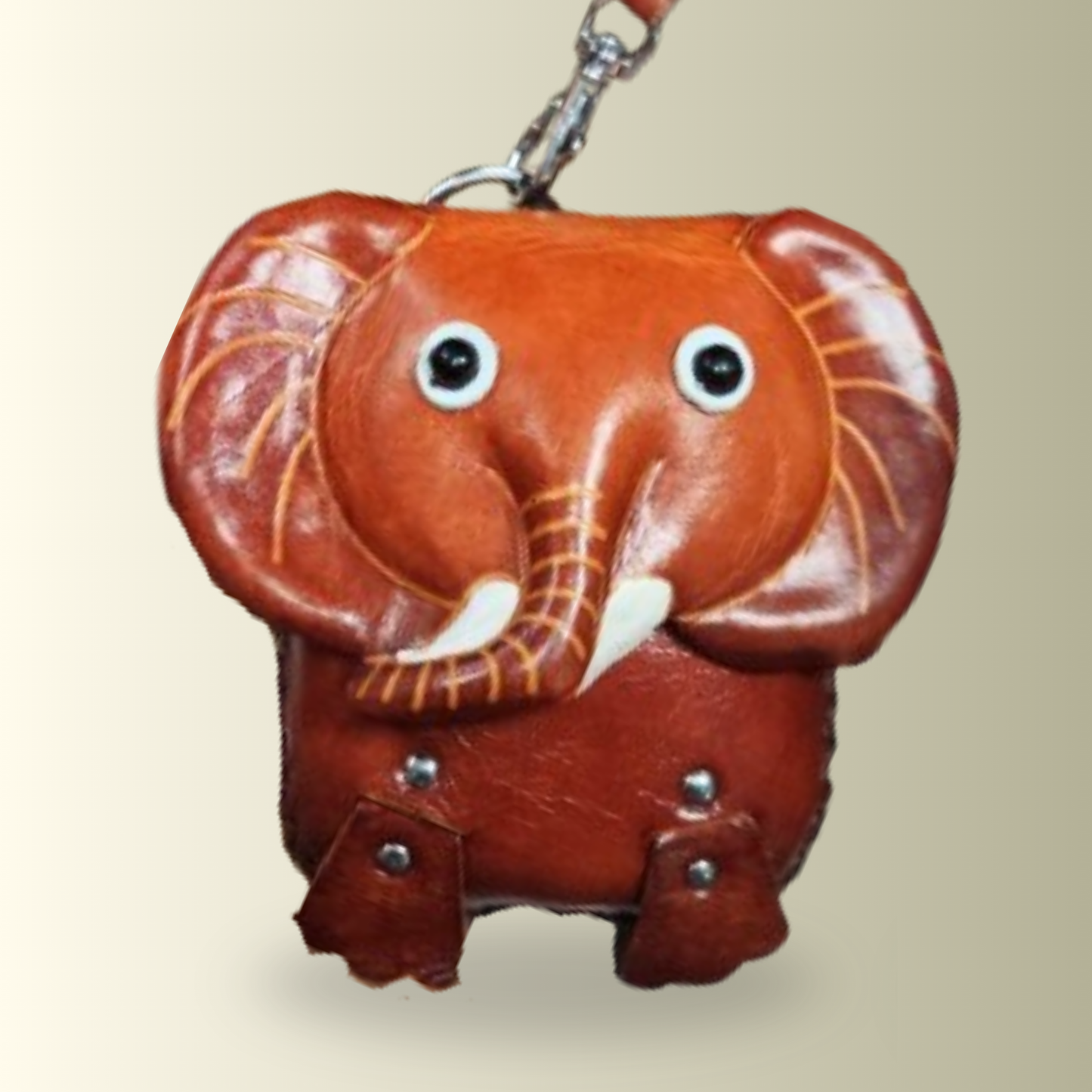 Brown Elephant Coin Purse