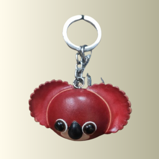 Leather Koala Keyring